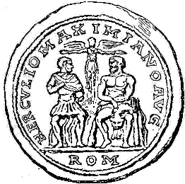how to read roman coins