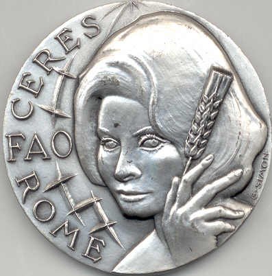 Ceres FAO Rome coin