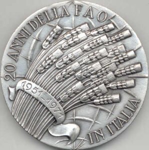 Ceres FAO Rome coin